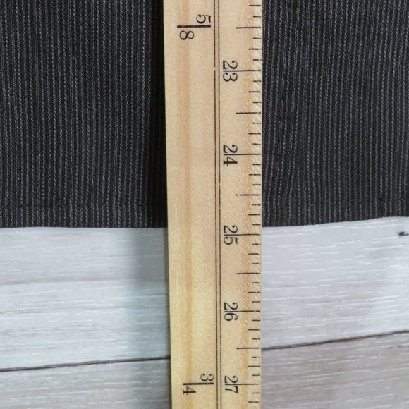 Anne Klein* Women's One Button Blazer Size 8 Brown/Hint of Tan‎ - Picture 10 of 11